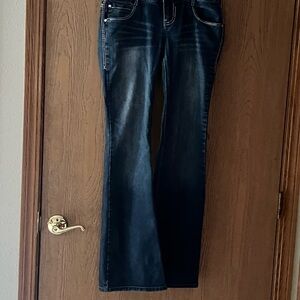 Maurices Midnight Blue Flare Jeans
